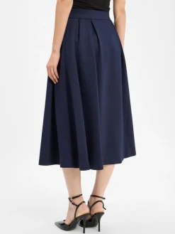 Rich & Royal Röcke<Damen A-Linien-Rock - Scuba marine meliert