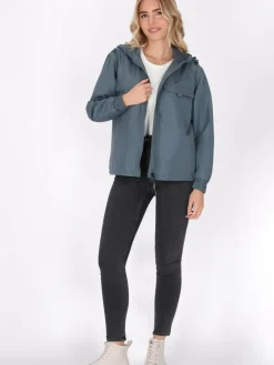 Schmuddelwedda Jacken & Westen<Damen Anorak blau uni