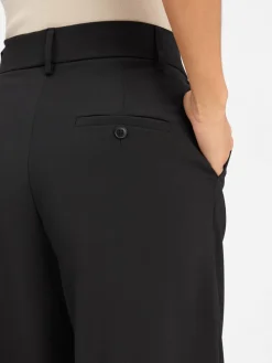 Weekend Max Mara Hosen<Damen Anzughose aus Schurwolle - Visivo schwarz uni