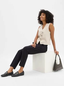 Opus Jacken & Westen<Damen Anzugweste - Warfa kitt meliert