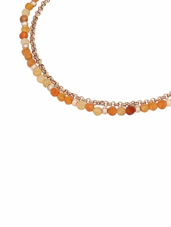 s.Oliver Schmuck<Damen Armband aprikot uni