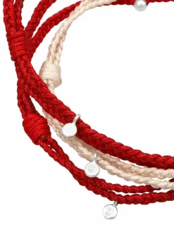 Elli Schmuck<Damen Armband rot uni