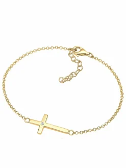 Elli Schmuck<Damen Armband gold uni