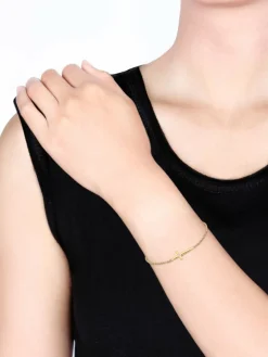 Elli Schmuck<Damen Armband gold uni