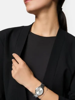 Tamaris Uhren<Damen Armbanduhr silber uni