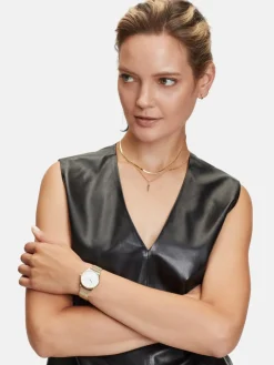 Liebeskind Berlin Uhren<Damen Armbanduhr gold uni