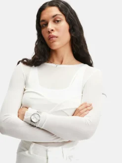 Liebeskind Berlin Uhren<Damen Armbanduhr silber uni