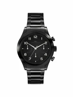 Fynch-Hatton Uhren<Damen Armbanduhr schwarz uni