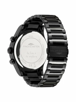 Fynch-Hatton Uhren<Damen Armbanduhr schwarz uni