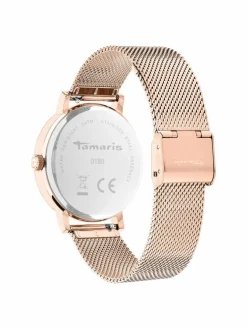 Tamaris Uhren<Damen Armbanduhr roségold uni