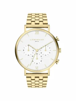 Liebeskind Berlin Uhren<Damen Armbanduhr gold uni