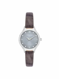 Trilani Uhren<Damen Armband-Uhr Quarzuhr silber uni
