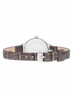Trilani Uhren<Damen Armband-Uhr Quarzuhr silber uni