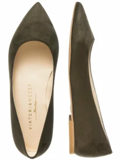 Viktoria Moser Ballerinas<Damen Ballerina khaki uni