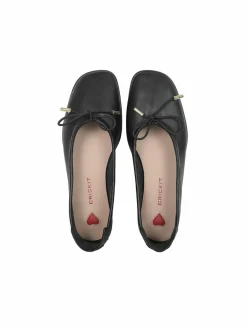 Crickit Ballerinas<Damen Ballerina - OMEGA schwarz bedruckt