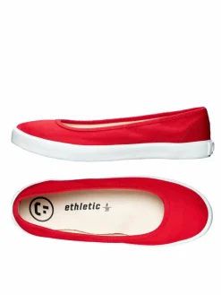 Ethletic Ballerinas<Damen Ballerinas rot uni