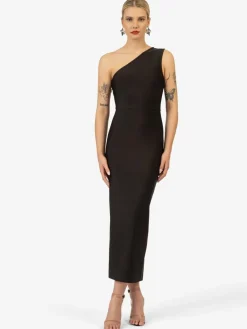 Kraimod Kleider<Damen Bandagekleid schwarz uni