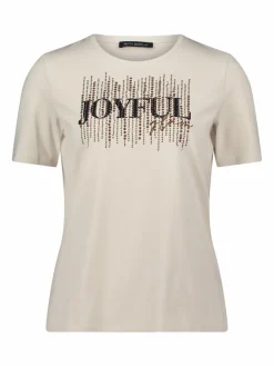 Betty Barclay Shirts & Tops<Damen Basic Shirt beige mehrfarbig bedruckt