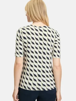 Betty Barclay Shirts & Tops<Damen Basic Shirt beige mehrfarbig gemustert