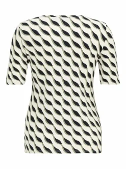 Betty Barclay Shirts & Tops<Damen Basic Shirt beige mehrfarbig gemustert