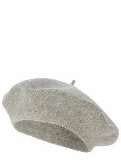 Loevenich Mützen & Hüte<Damen Baskenmütze hellgrau meliert