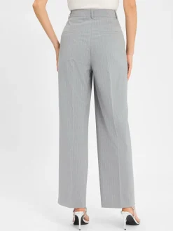 Marie Lund Hosen<Damen Baukasten-Anzughose hellgrau gestreift