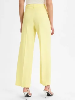 More & More Hosen<Damen Baukasten-Stoffhose gelb uni