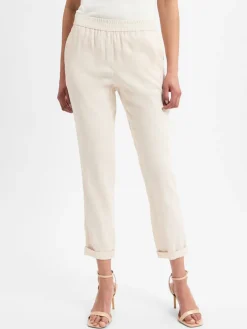 Damen Marc Cain Collections Hosen>Damen Baukasten-Stoffhose mit Leinenanteil