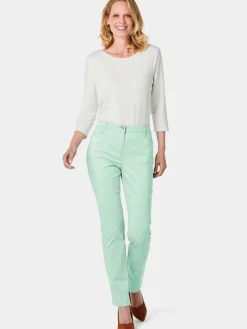 Damen Goldner Hosen><noscript><img width=