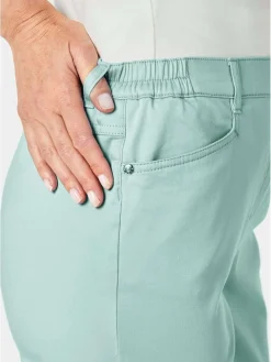 Damen Goldner Hosen><noscript><img width=