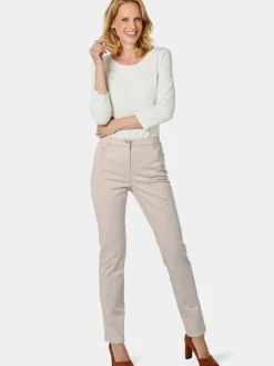 Damen Goldner Hosen><noscript><img width=