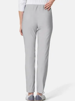 Goldner Hosen<Damen Bengalinhose - Schlupfhose LOUISA mit Steppnähten medium stone uni