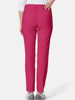 Goldner Hosen<Damen Bengalinhose - Schlupfhose LOUISA mit Steppnähten pink uni