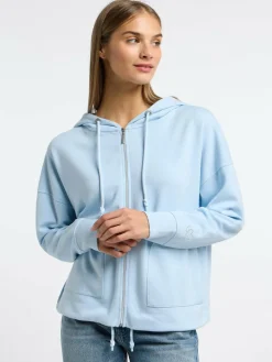 Frieda & Freddies Sweatshirts & Sweatjacken<Damen Übergangsjacke blau uni
