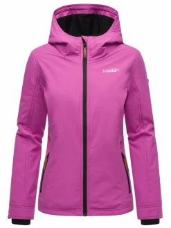 Marikoo Jacken & Westen<Damen Übergangsjacke - Brombeere lila uni