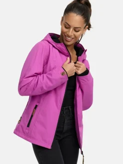 Marikoo Jacken & Westen<Damen Übergangsjacke - Brombeere lila uni
