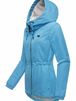 Ragwear Jacken & Westen<Damen Übergangsjacke - Dankka Tech blau uni