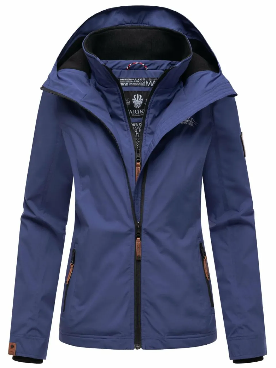 Marikoo Jacken & Westen<Damen Übergangsjacke - Erdbeere lila uni