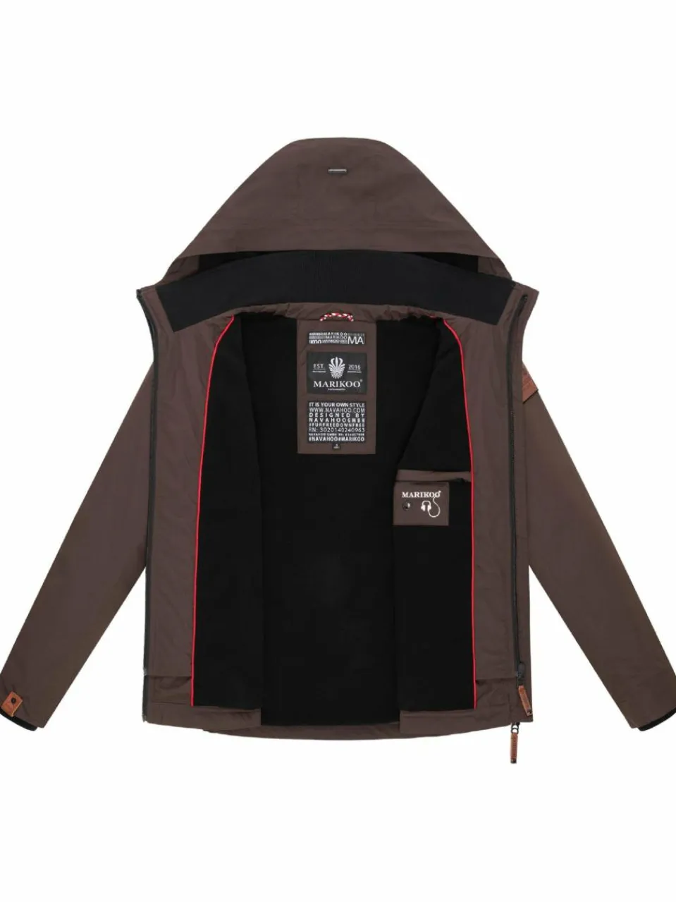 Damen Marikoo Jacken & Westen>Damen Übergangsjacke - Erdbeere