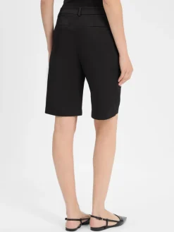 comma Hosen<Damen Bermuda schwarz uni