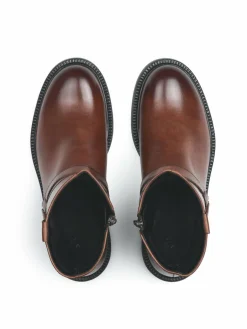 Lloyd Boots & Stiefeletten<Damen Bikerboots cognac uni