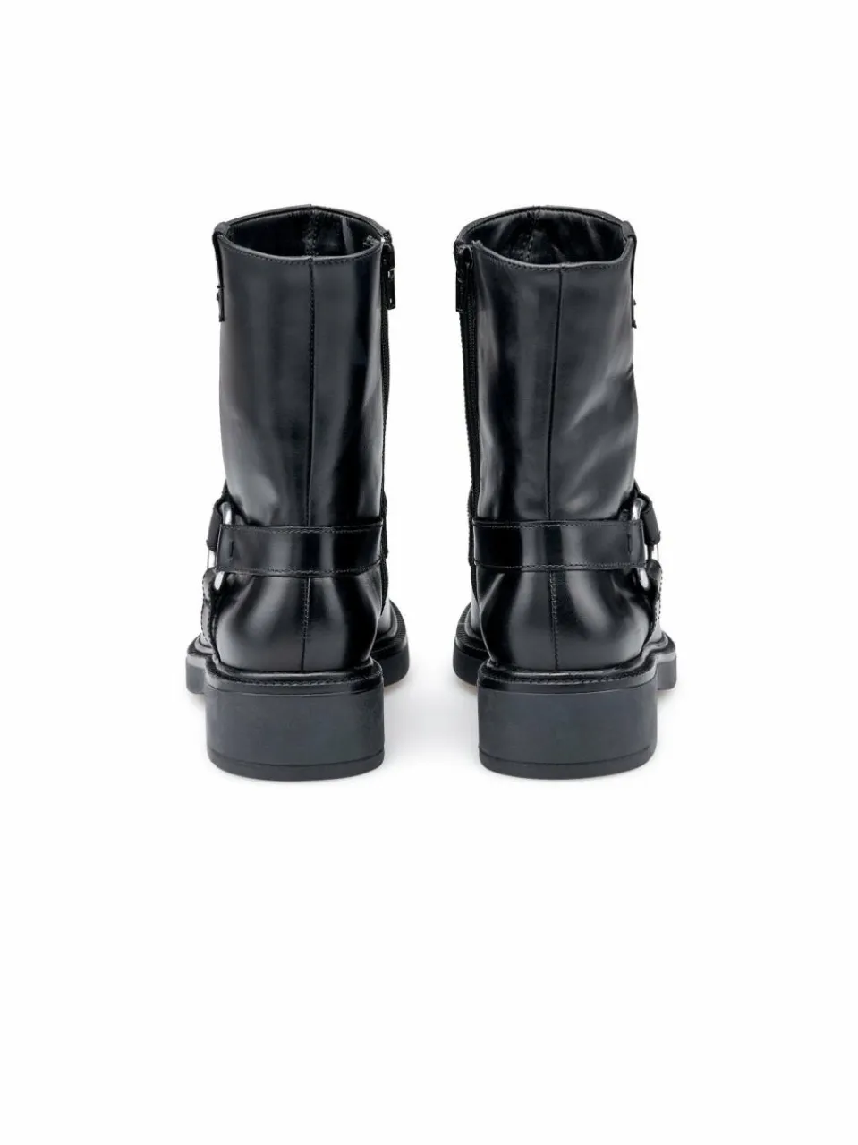Lloyd Boots & Stiefeletten<Damen Bikerboots schwarz uni