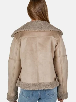 Damen White Label Jacken & Westen>Damen Bikerjacke