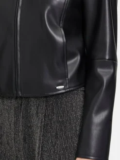 Betty & Co Blazer<Damen Bikerjacke schwarz uni