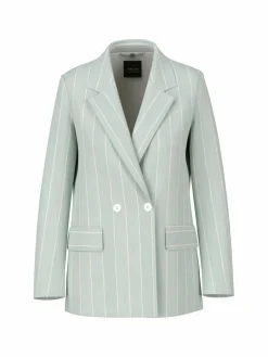 Marc Cain Blazer<Damen Blazer hellblau gestreift