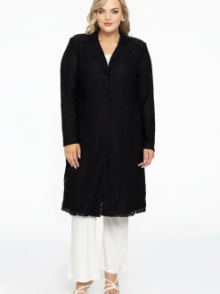 YOEK Blazer<Damen Blazer schwarz bedruckt