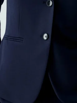 Oui Blazer<Damen Blazer blau uni