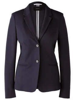 Oui Blazer<Damen Blazer blau uni