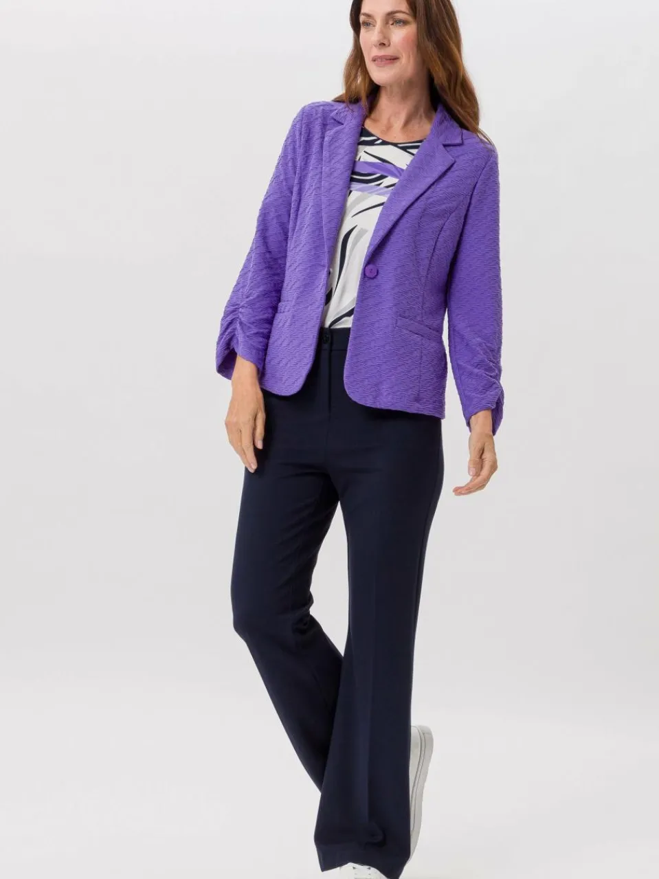 Frank Walder Blazer<Damen Blazer flieder lila uni