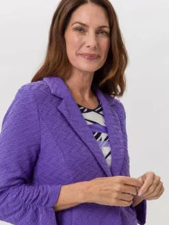 Frank Walder Blazer<Damen Blazer flieder lila uni